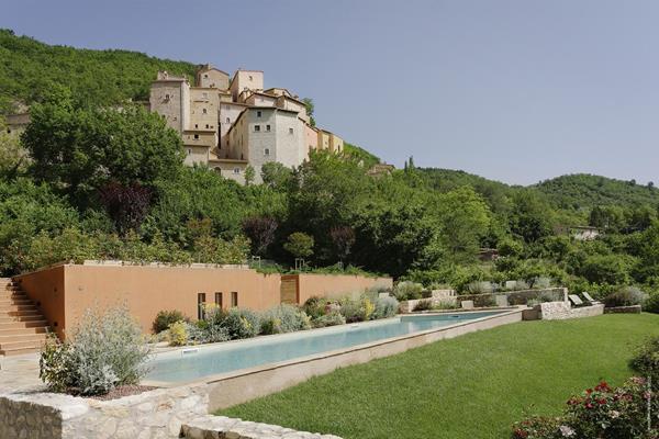Castello Di Postignano Hotel Sellano Buitenkant foto